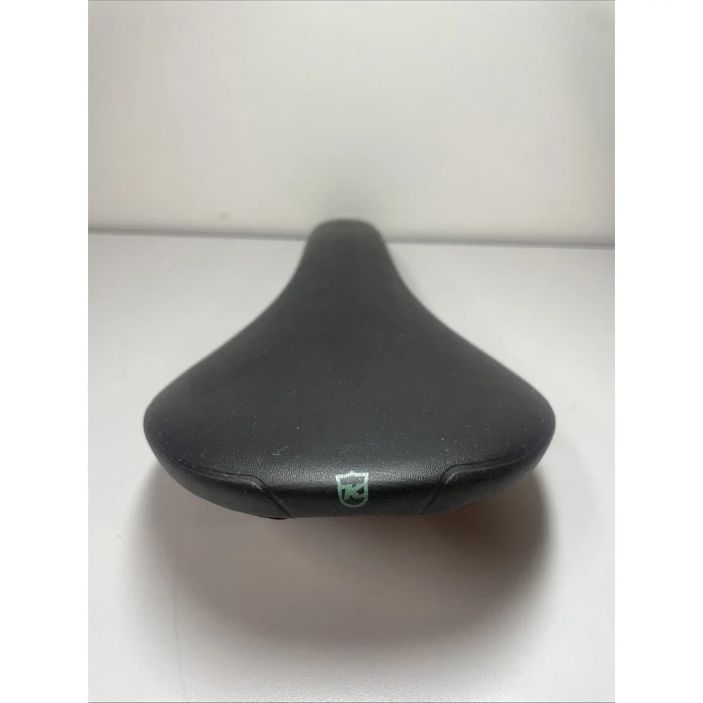 Kona Velo Comfort Bicycle Saddle Bike Seat Black Leather‎ Accessory Part Saddle